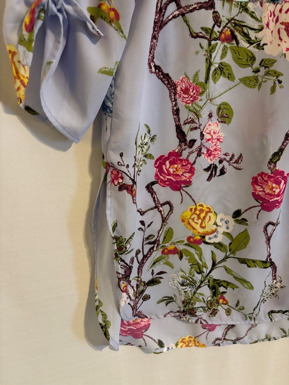 Fig and Flower Anthropologie Floral Boho tunic top size XL - Picture 2 of 9